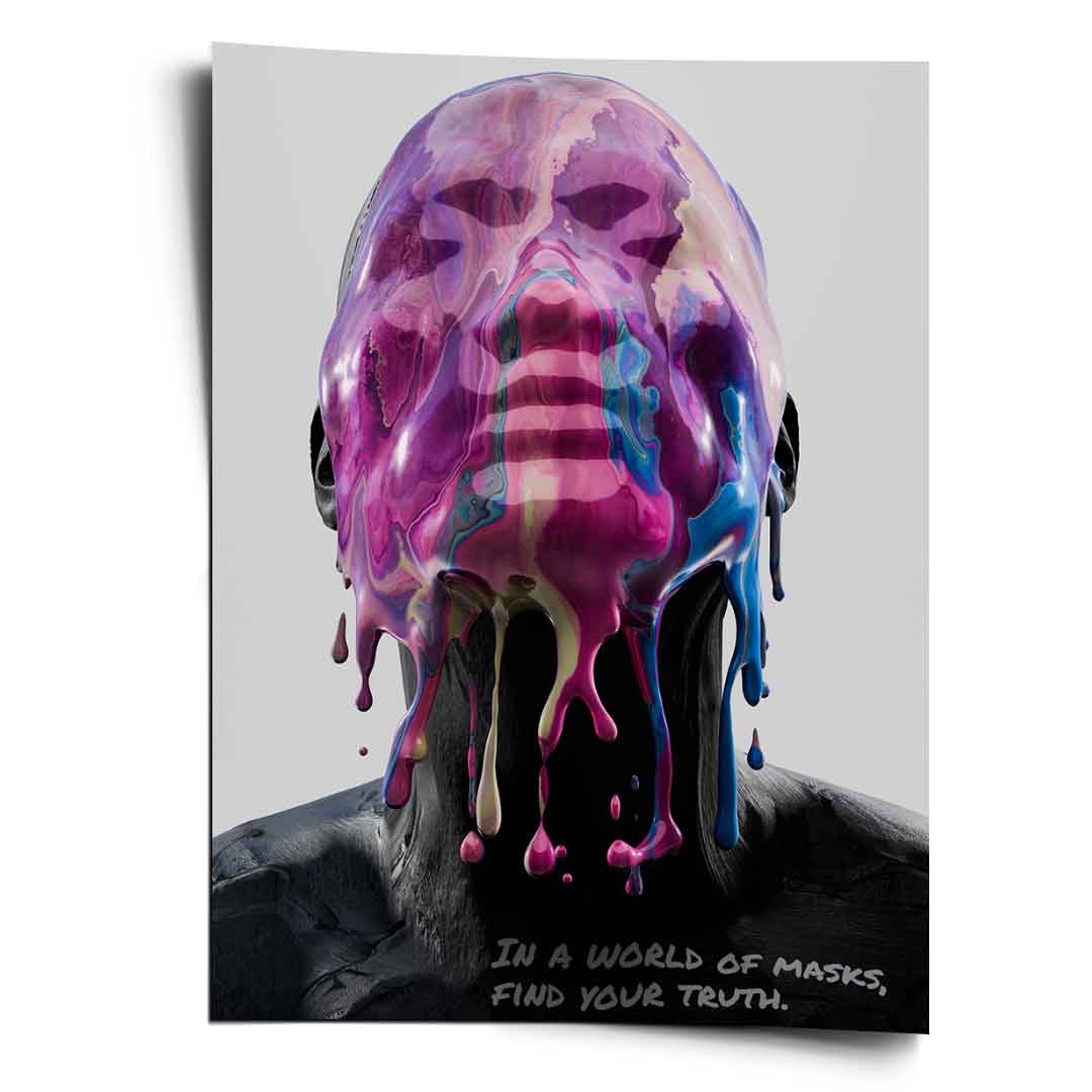 Maska tymczasowa - Plakat