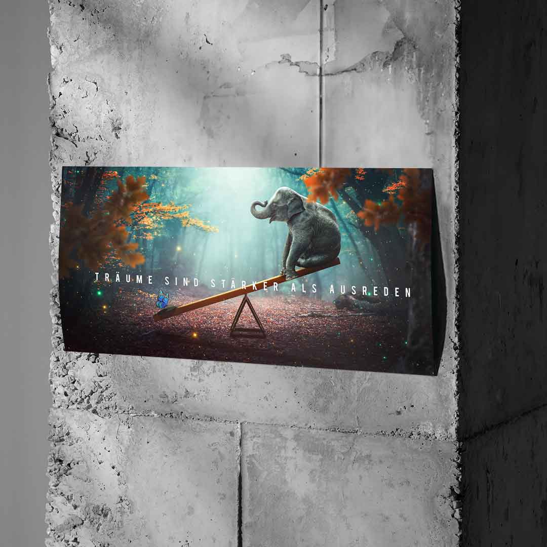 Marzenia są silniejsze niż wymówki - Plakat