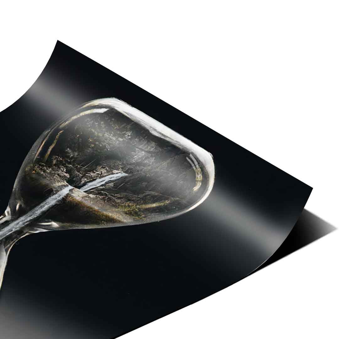 Tropical Hourglass Poster