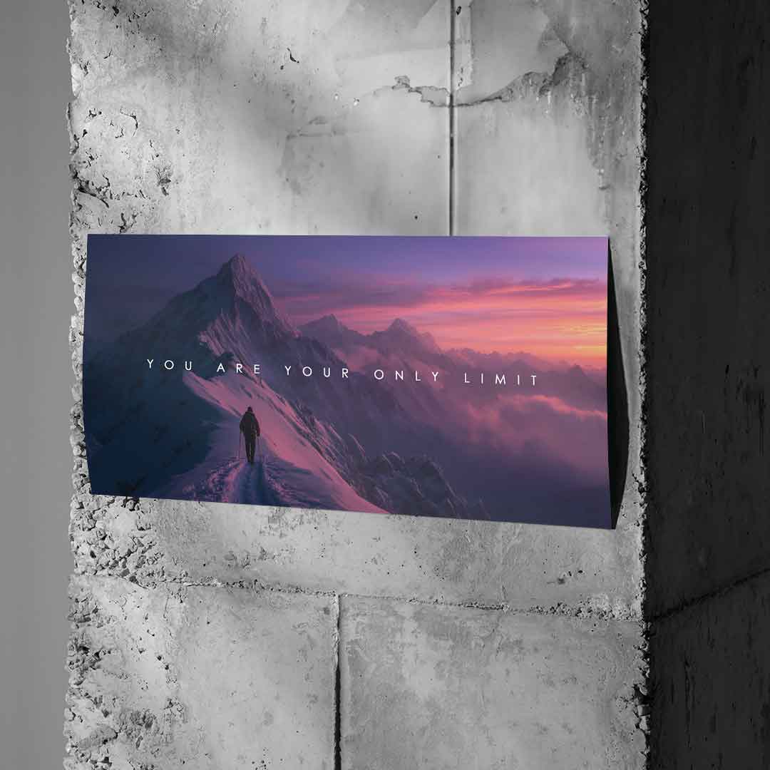 Jesteś swoim jedynym ograniczeniem - plakat