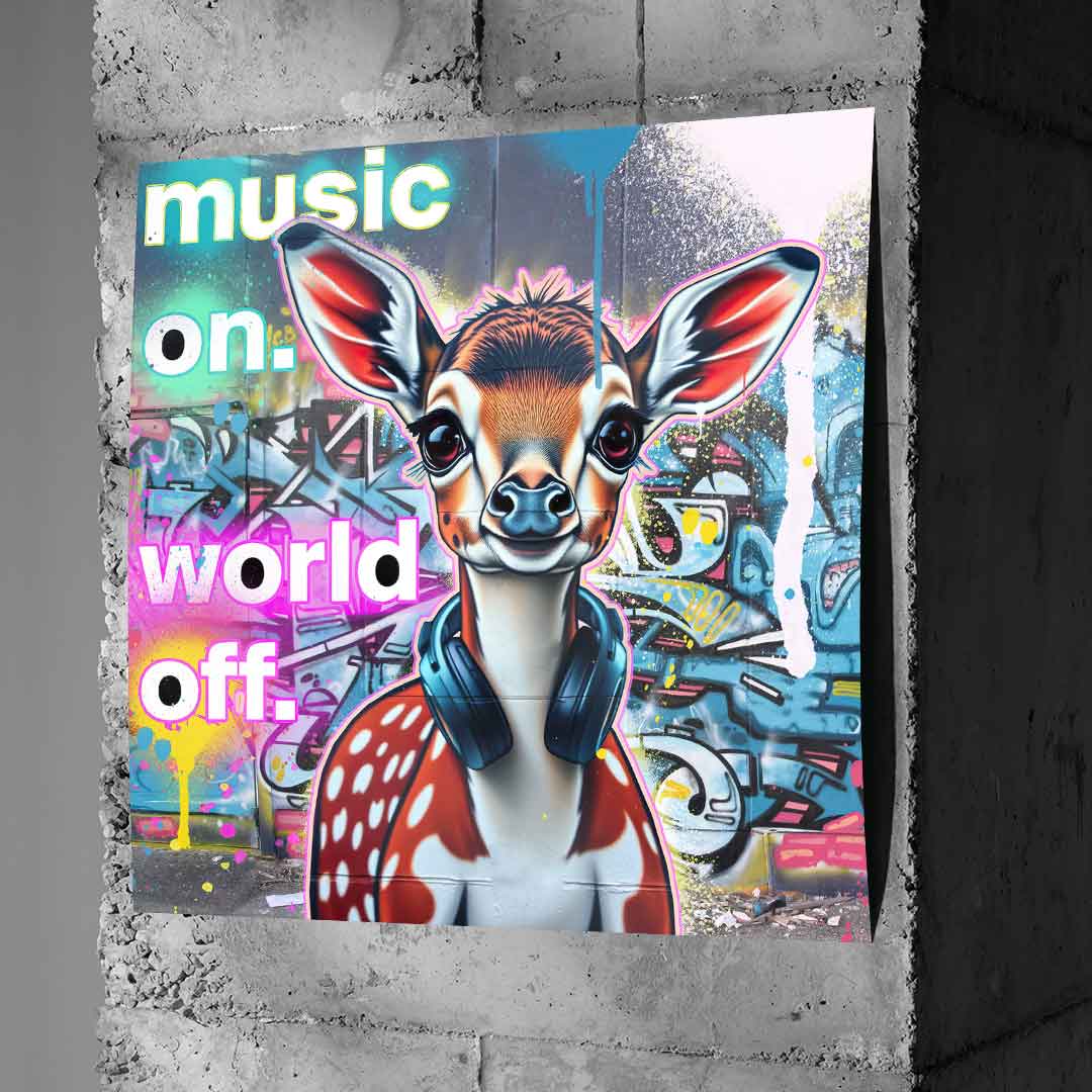 Bambi Music On - Poster