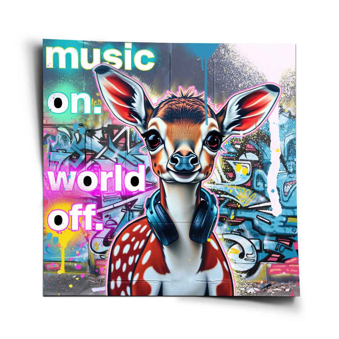 Bambi Music On - Poster