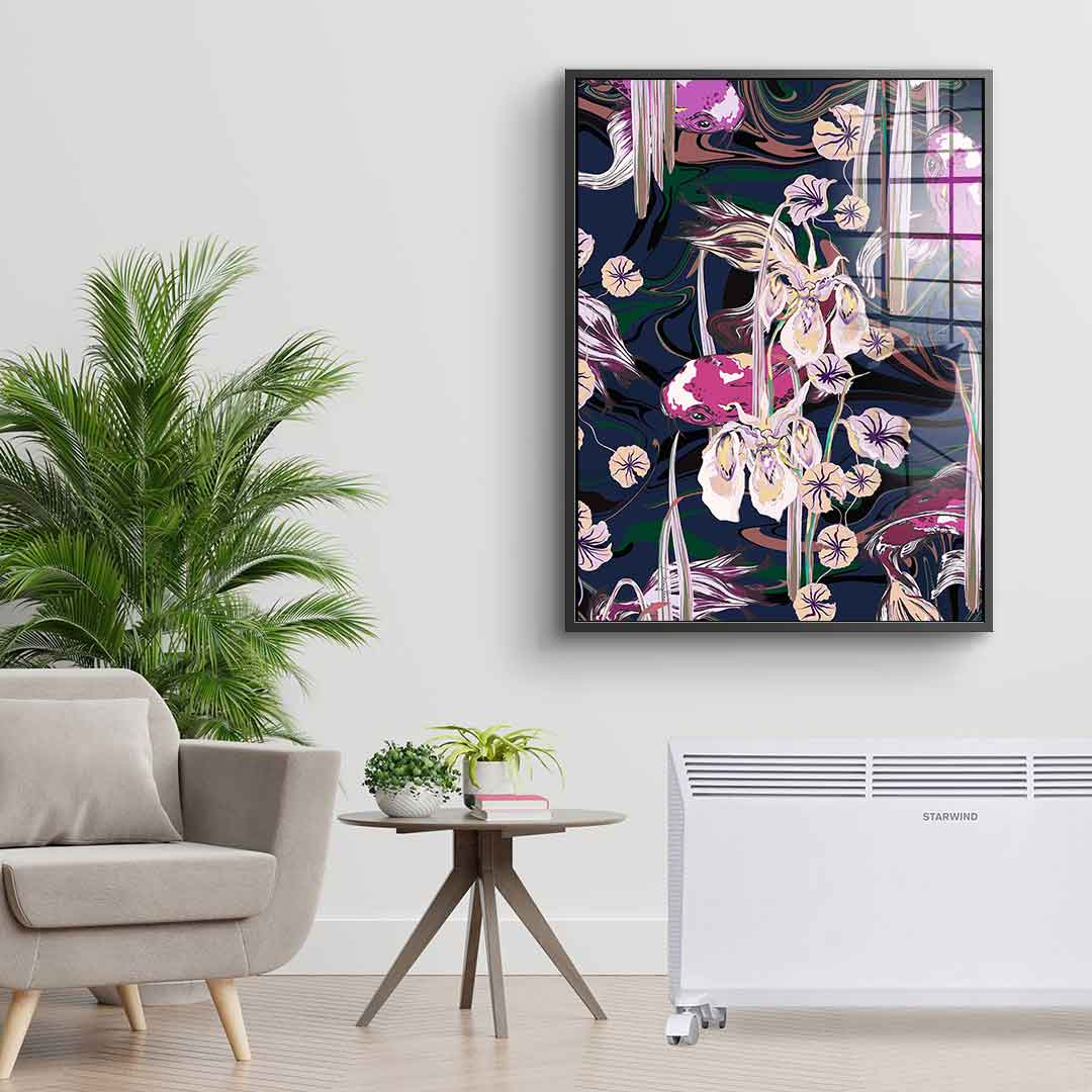 Koi Pond Purple - Akryl