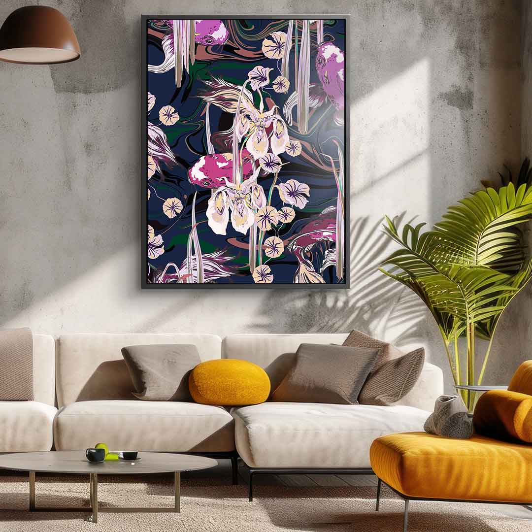 Koi Pond Purple - Akryl