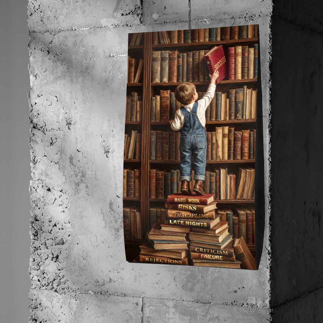 Success Foundation Poster Color Beton Wall