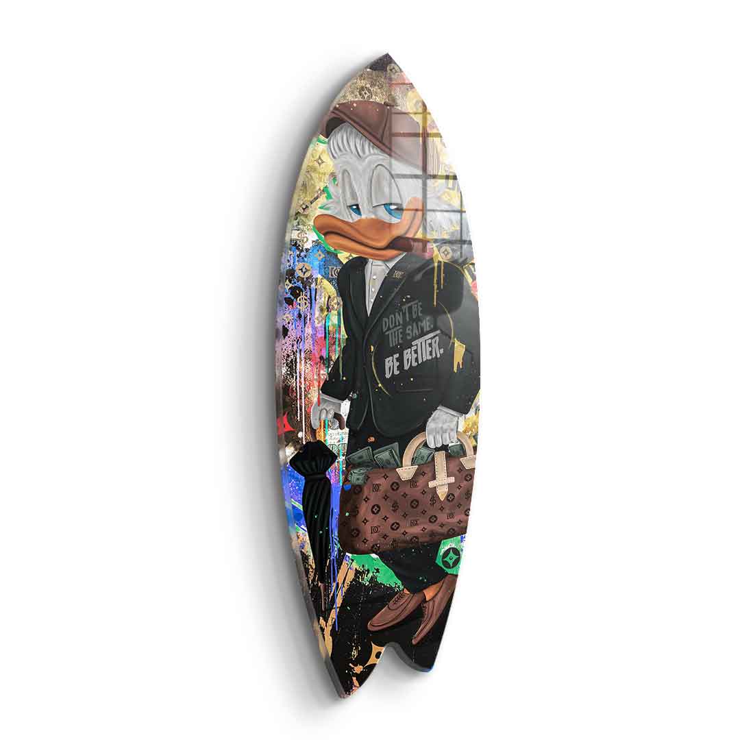 Surfboard $elfmade - Acrylic glass