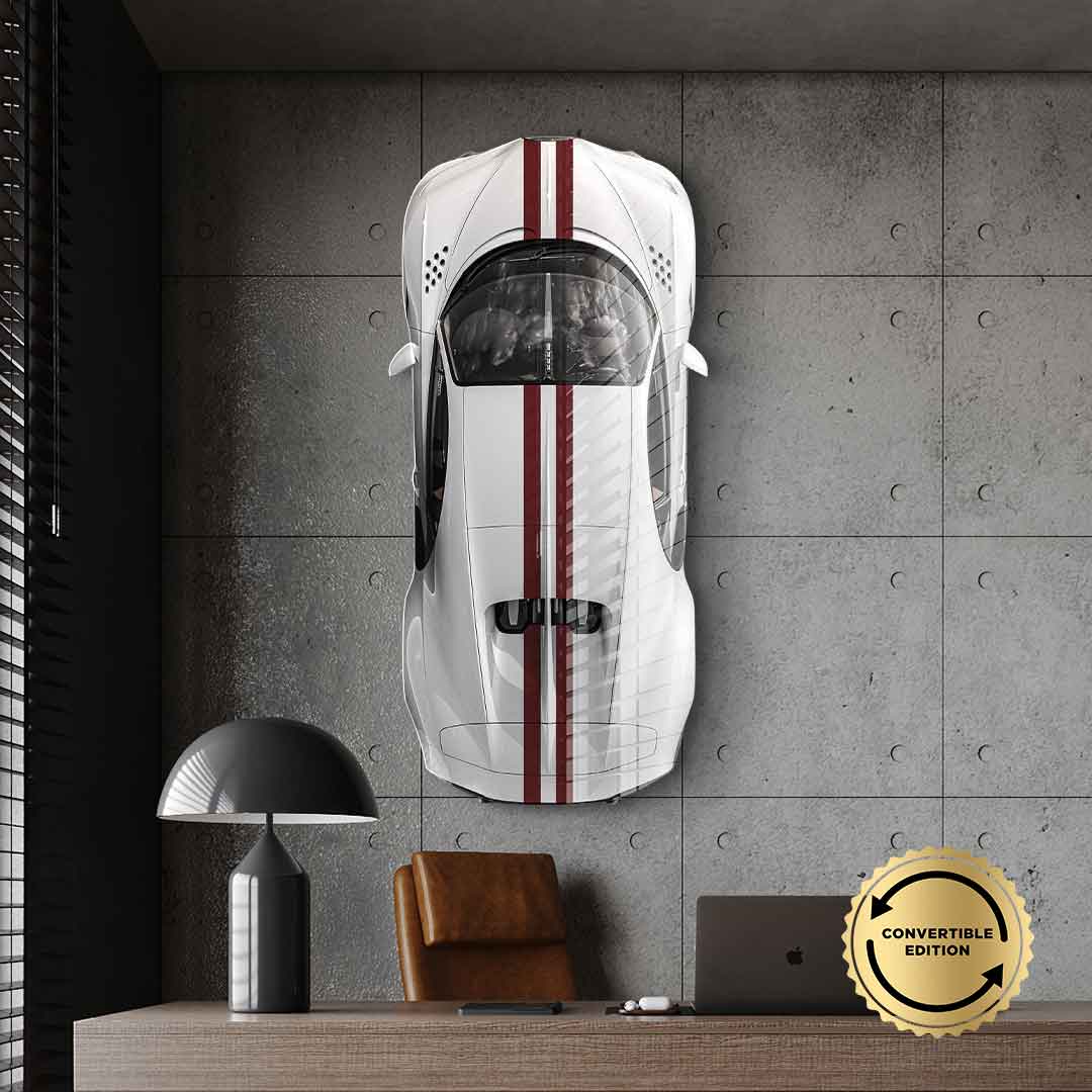 Rzeźba ścienna Bugatti Centodieci - Szkło akrylowe