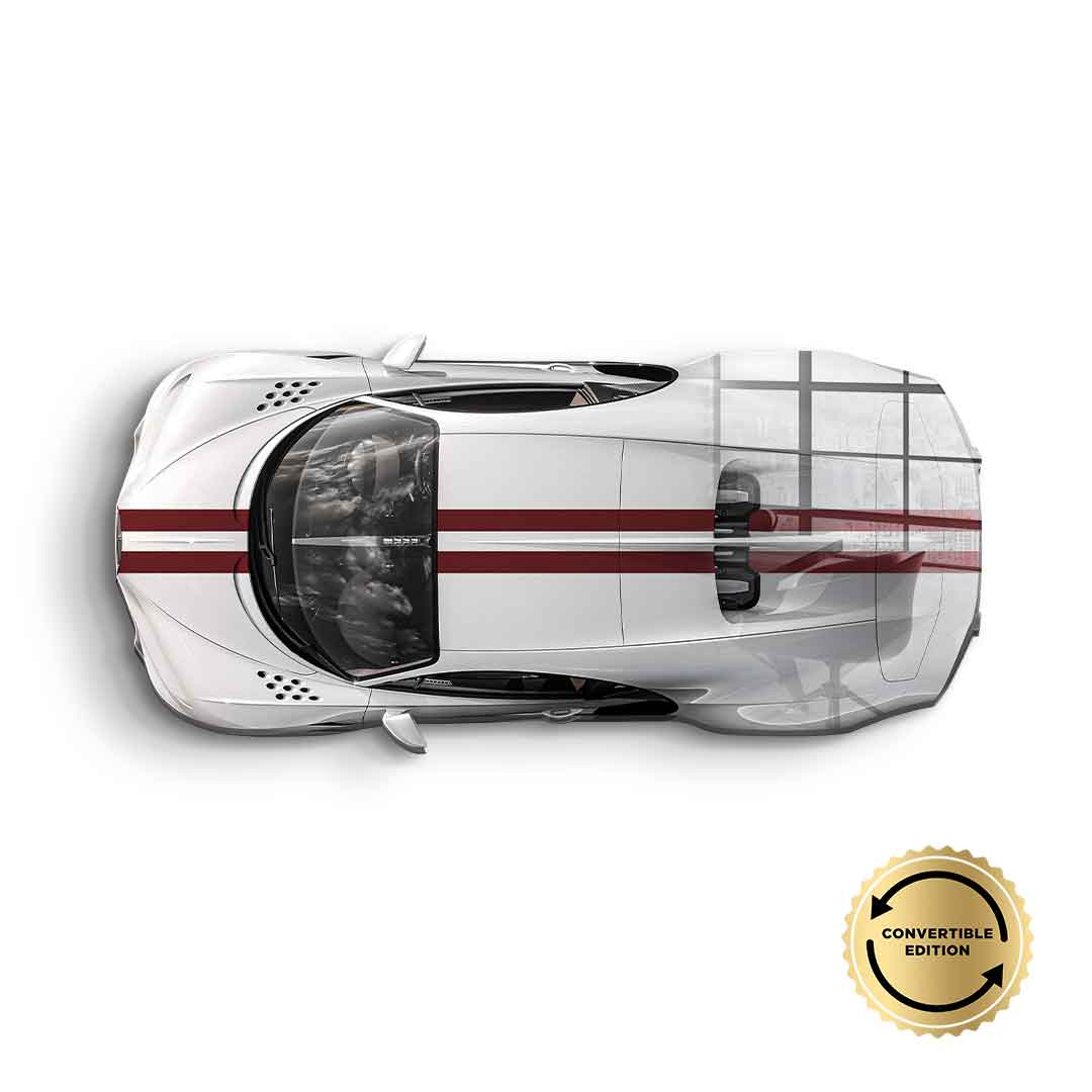 Rzeźba ścienna Bugatti Centodieci - Szkło akrylowe