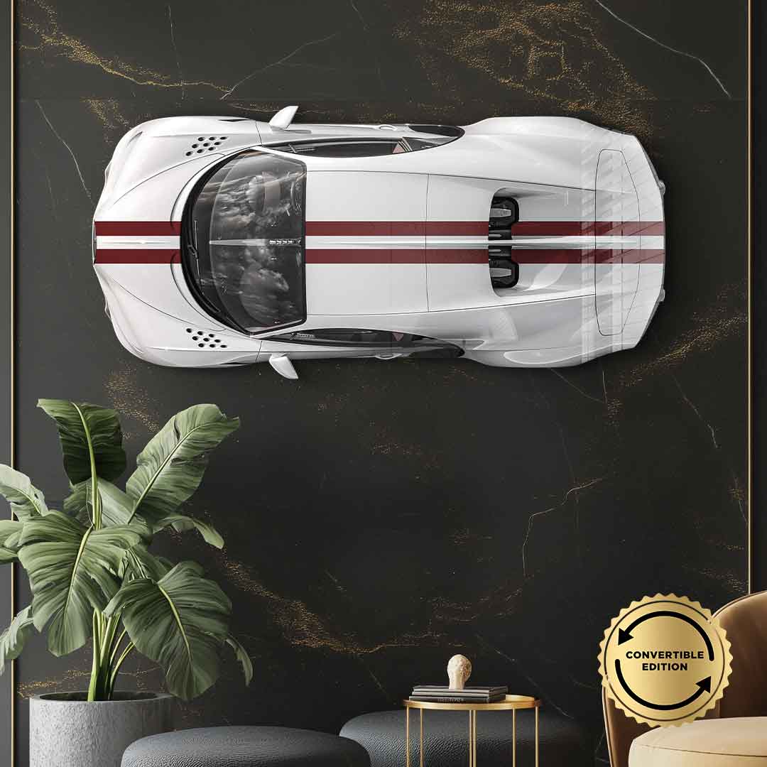 Rzeźba ścienna Bugatti Centodieci - Szkło akrylowe