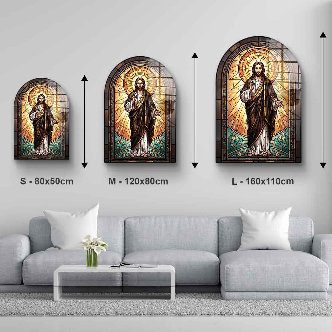 Wandskulptur Jesus Window - Acrylglas