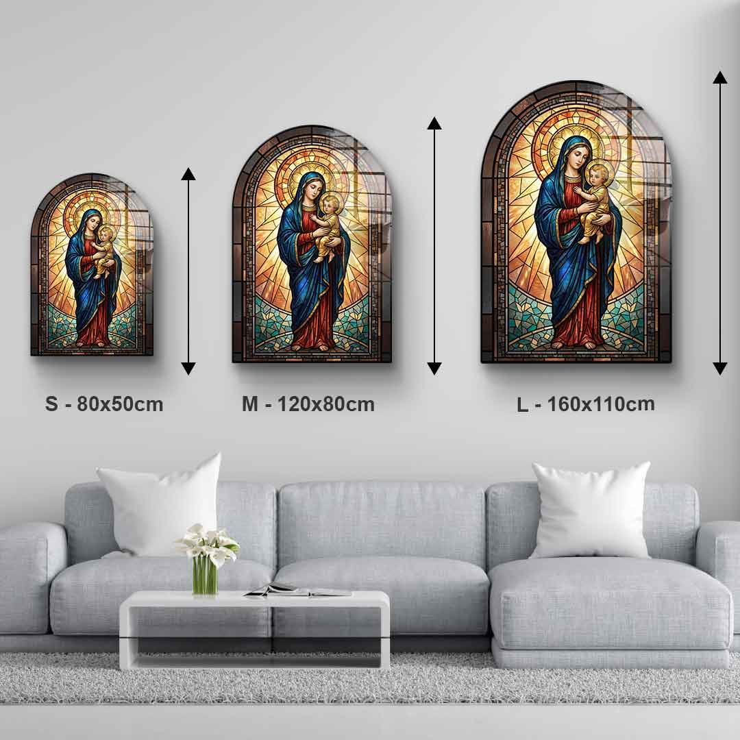 Wandskulptur Mother of Grace Window - Acrylglas