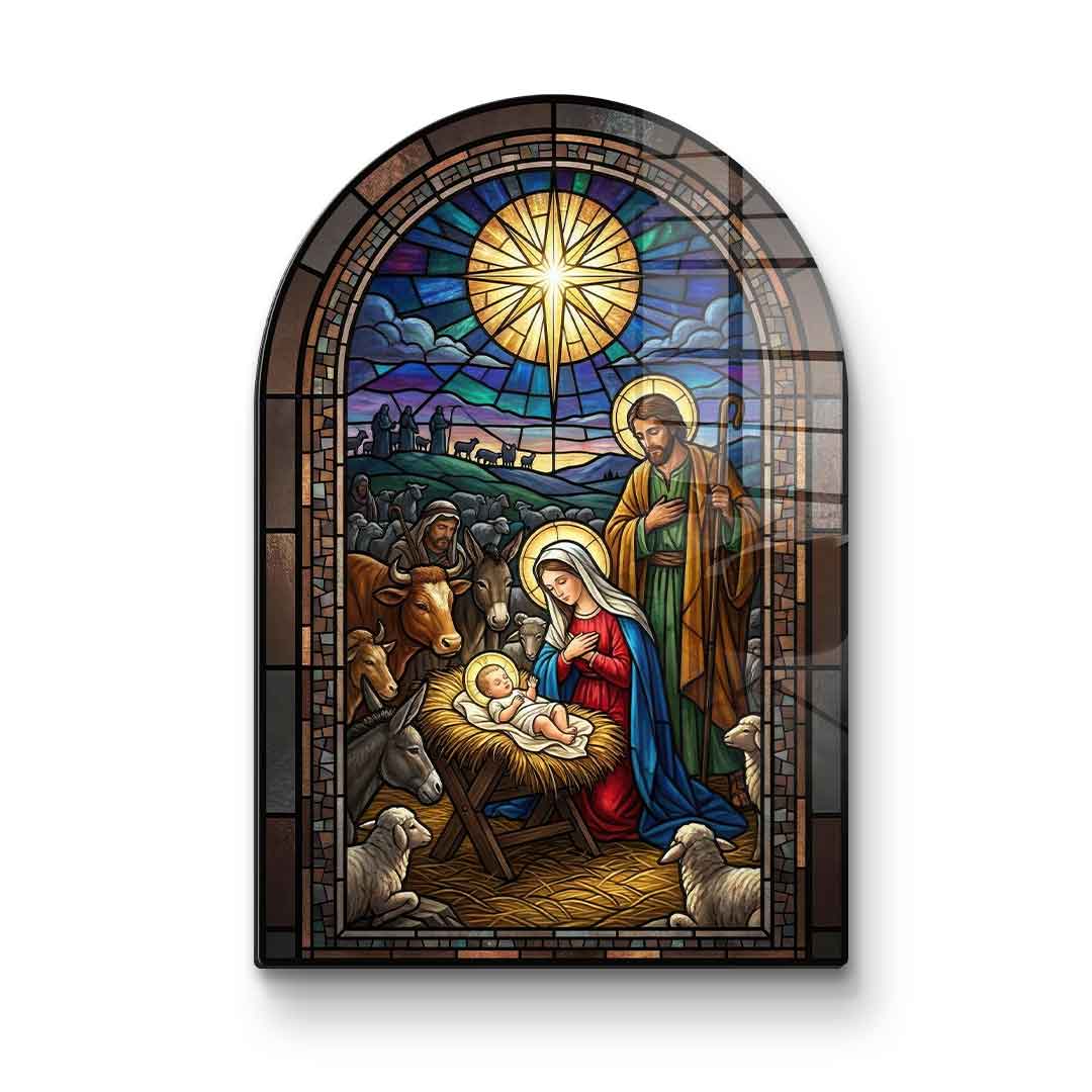 Wandskulptur Nativity Window - Acrylglas