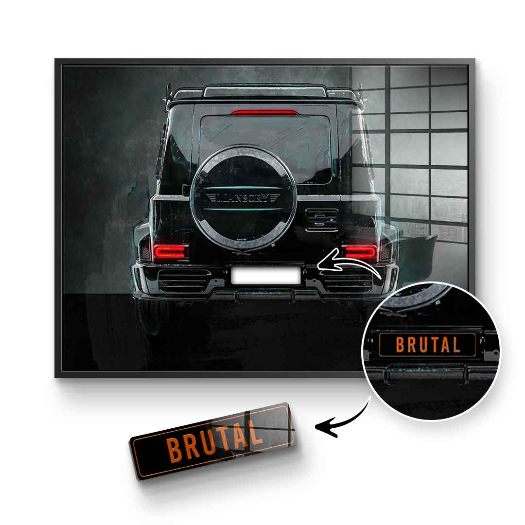 G-Wagon Backside - Acrylic Glass