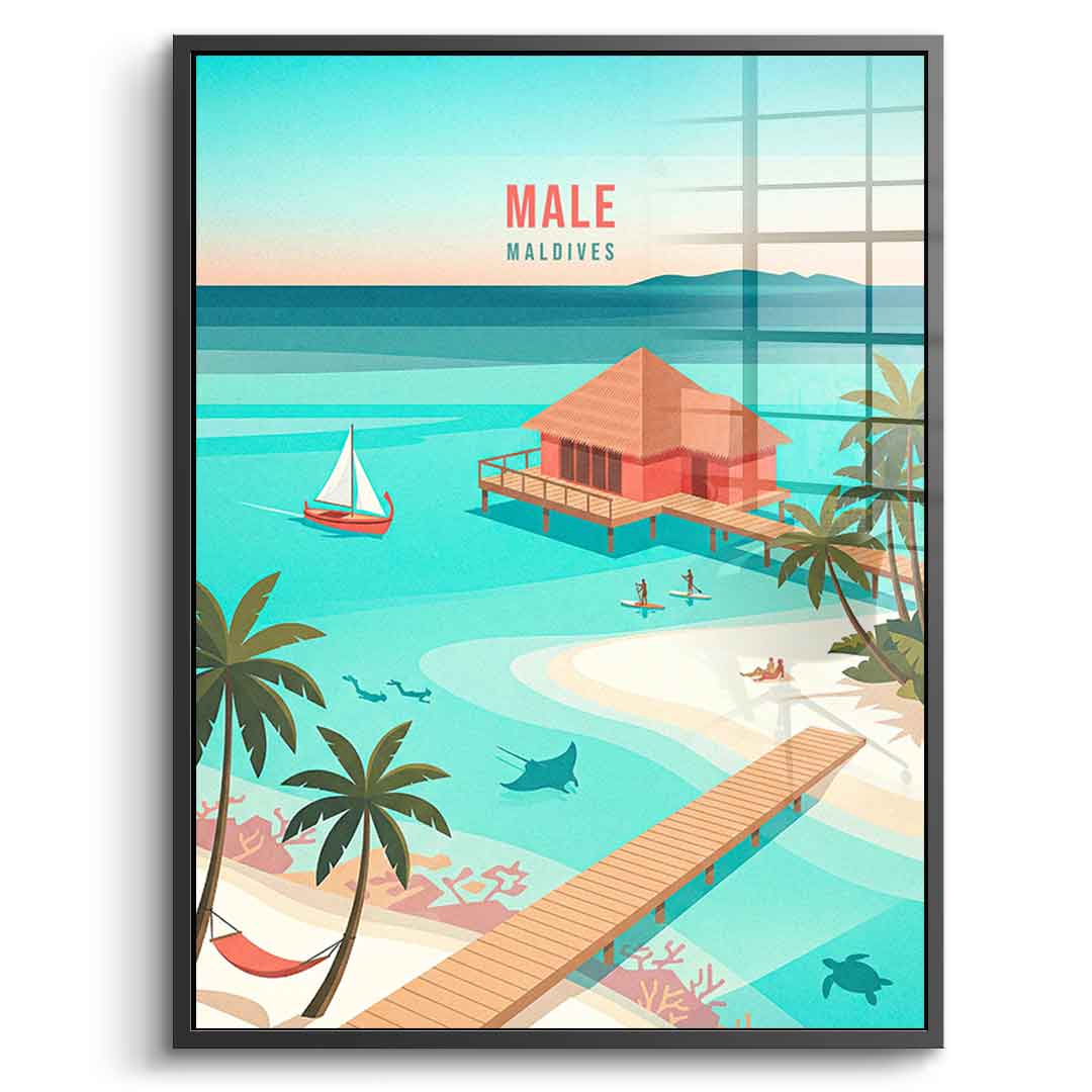 Male Acrylglasbild 3