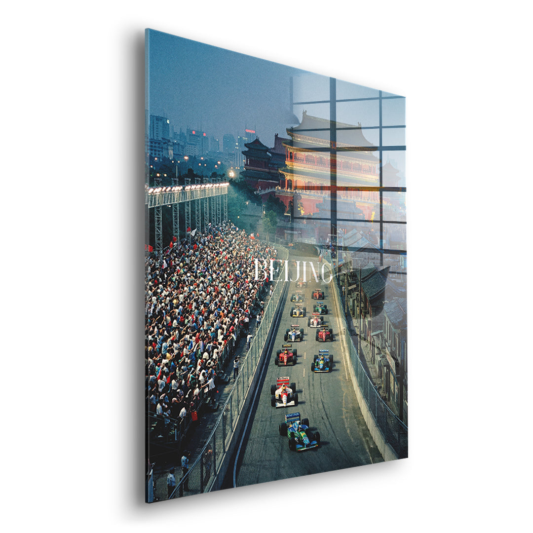 Beijing F1 Acrylglas - Seitenansicht ohne Rahmen