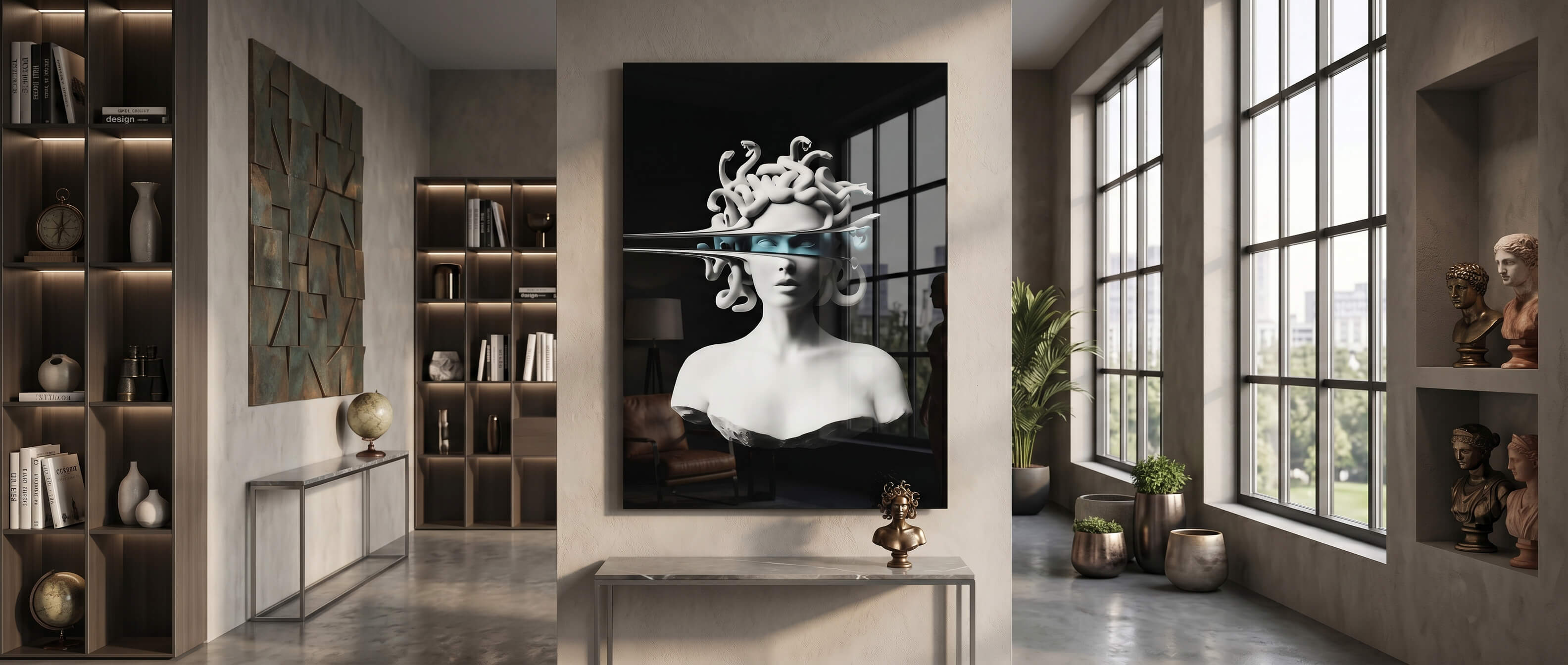 Portrait of Medusa Acrylglas Banner