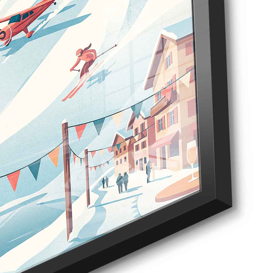 Courchevel Acrylglasbild