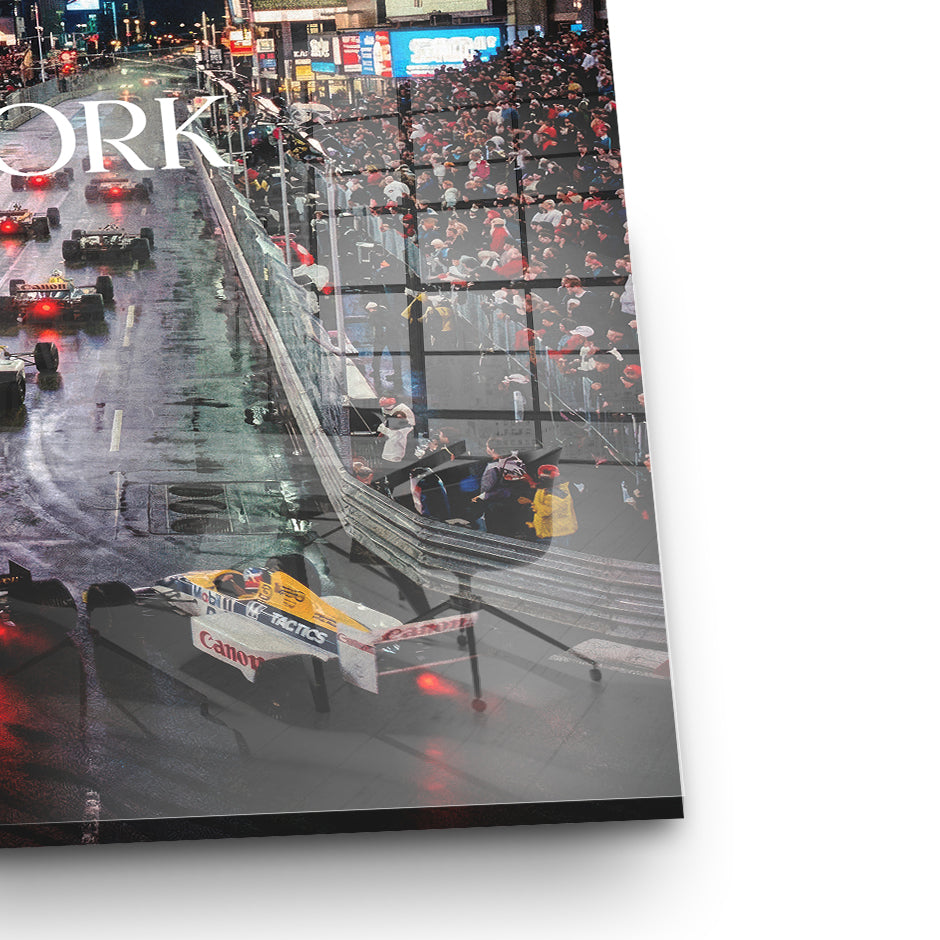 DOTCOMCANVAS New York F1 Acrylglasbild Echtheitszertifikat