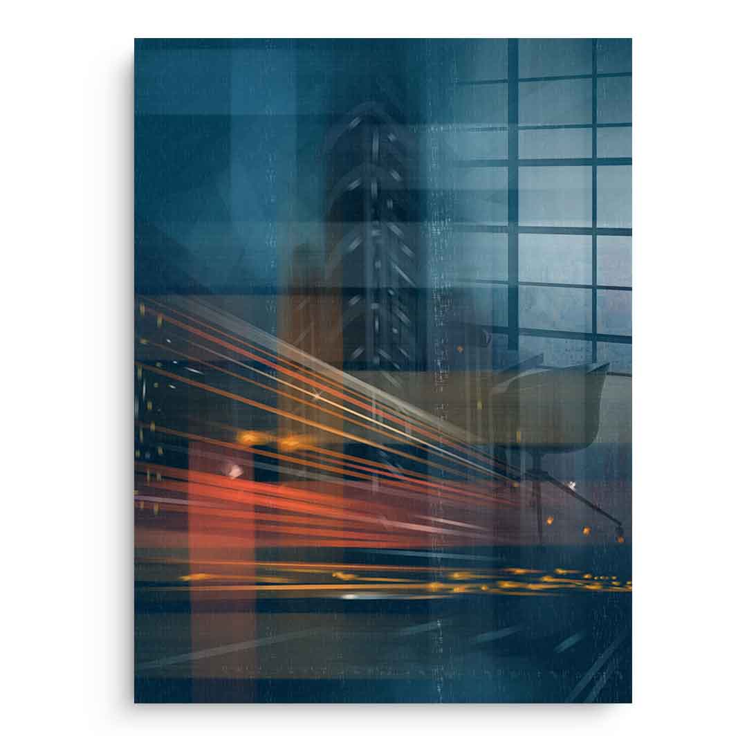 City Night Agility - Acrylglasbild