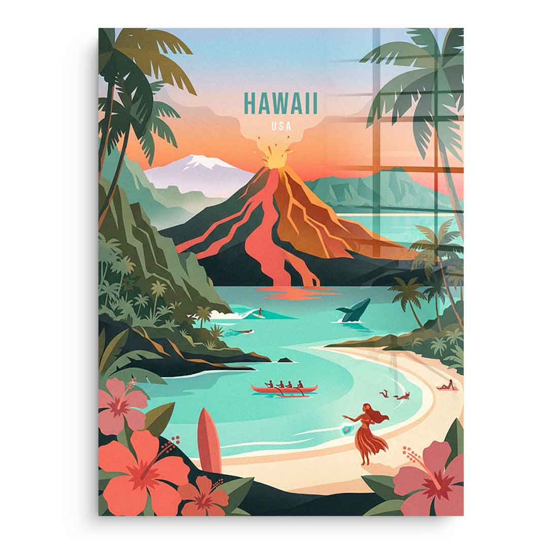 Hawaii Acrylglasbild