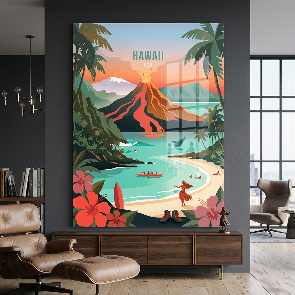 Hawaii Acrylglasbild