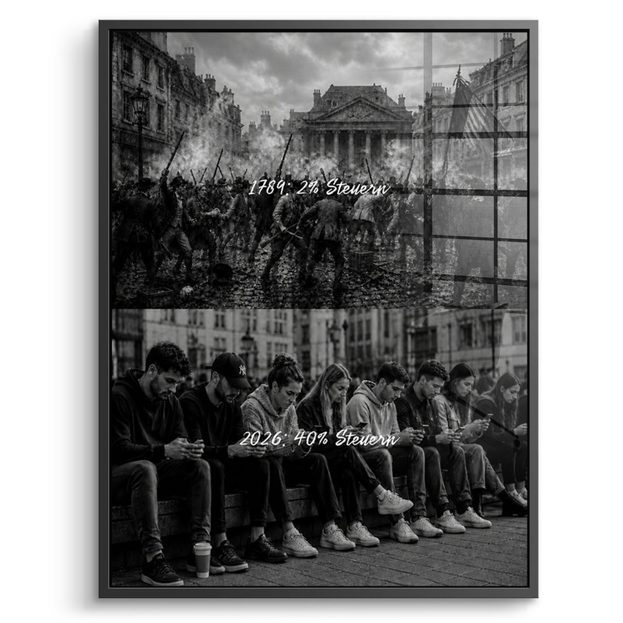 Tax Revolution Acrylglasbild front_bf