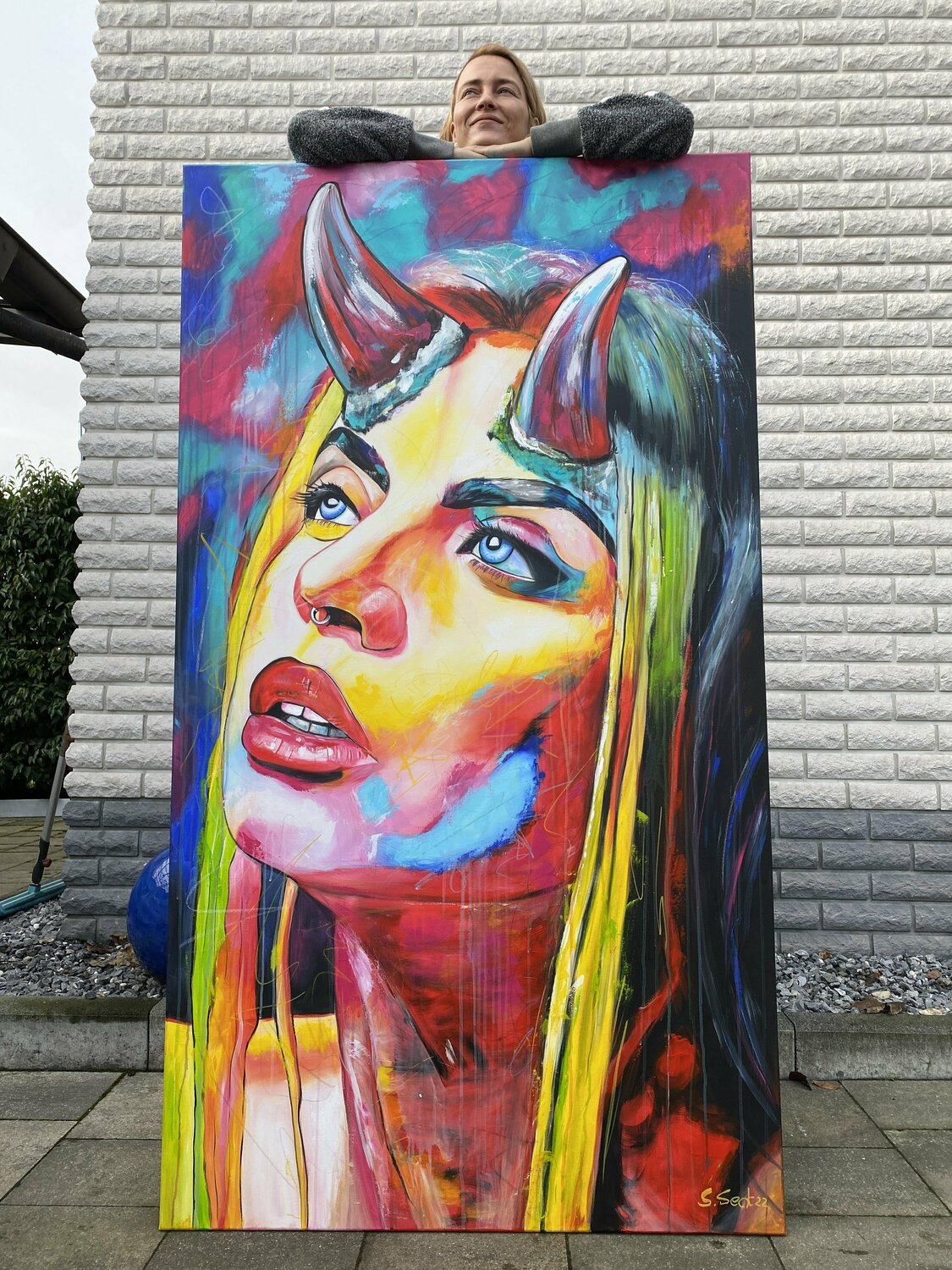 The Other Side – Original, Detailansicht