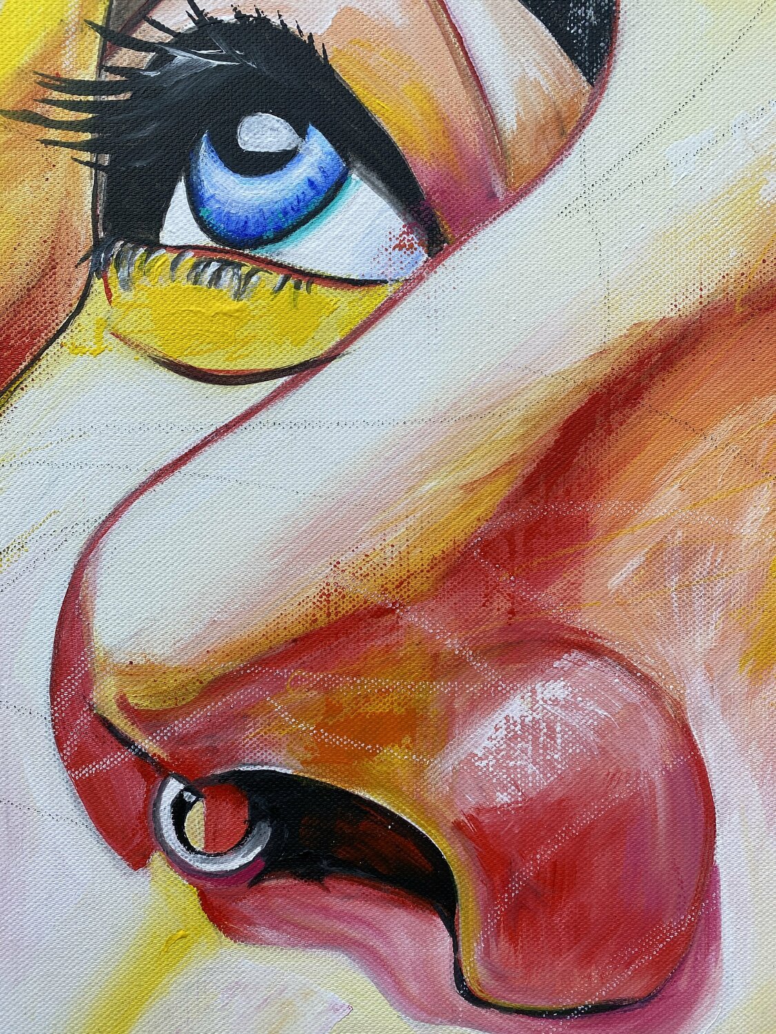The Other Side – Original, Detailansicht