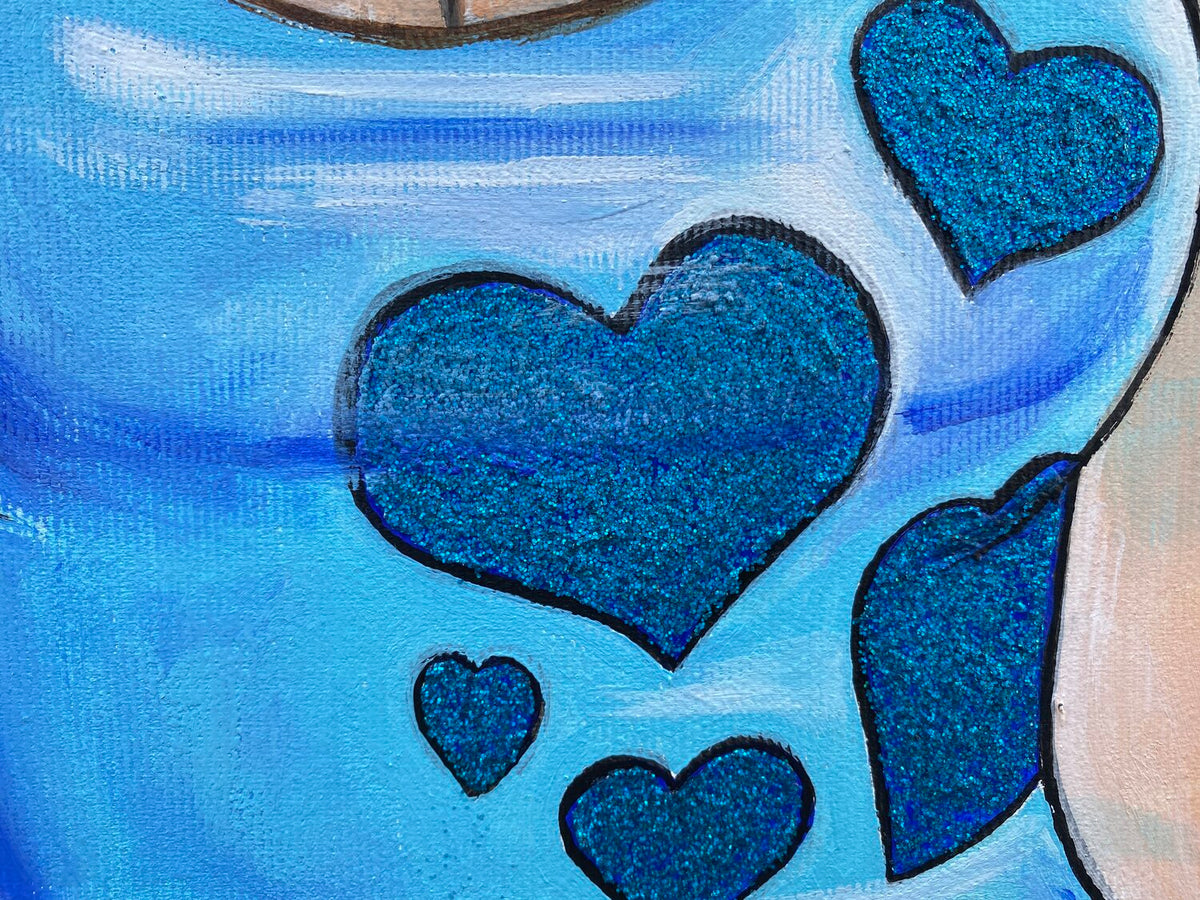 Blue Shoes Original – Detail