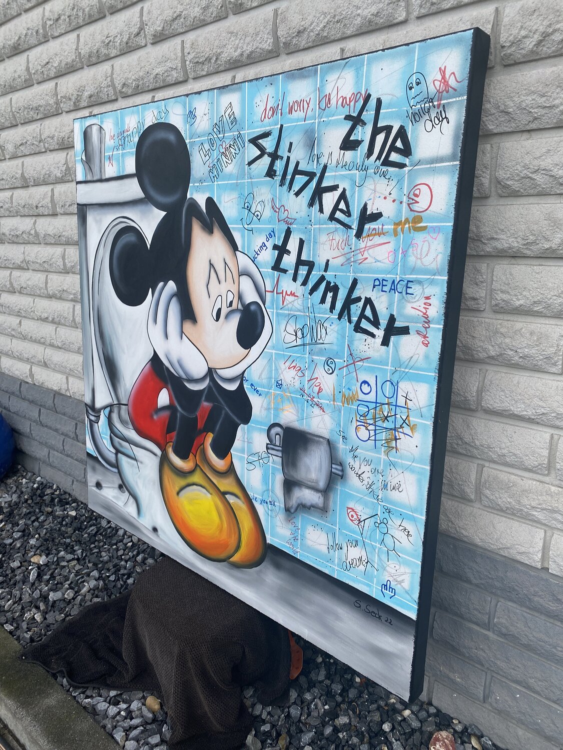 The stinker Thinker Original – Detail