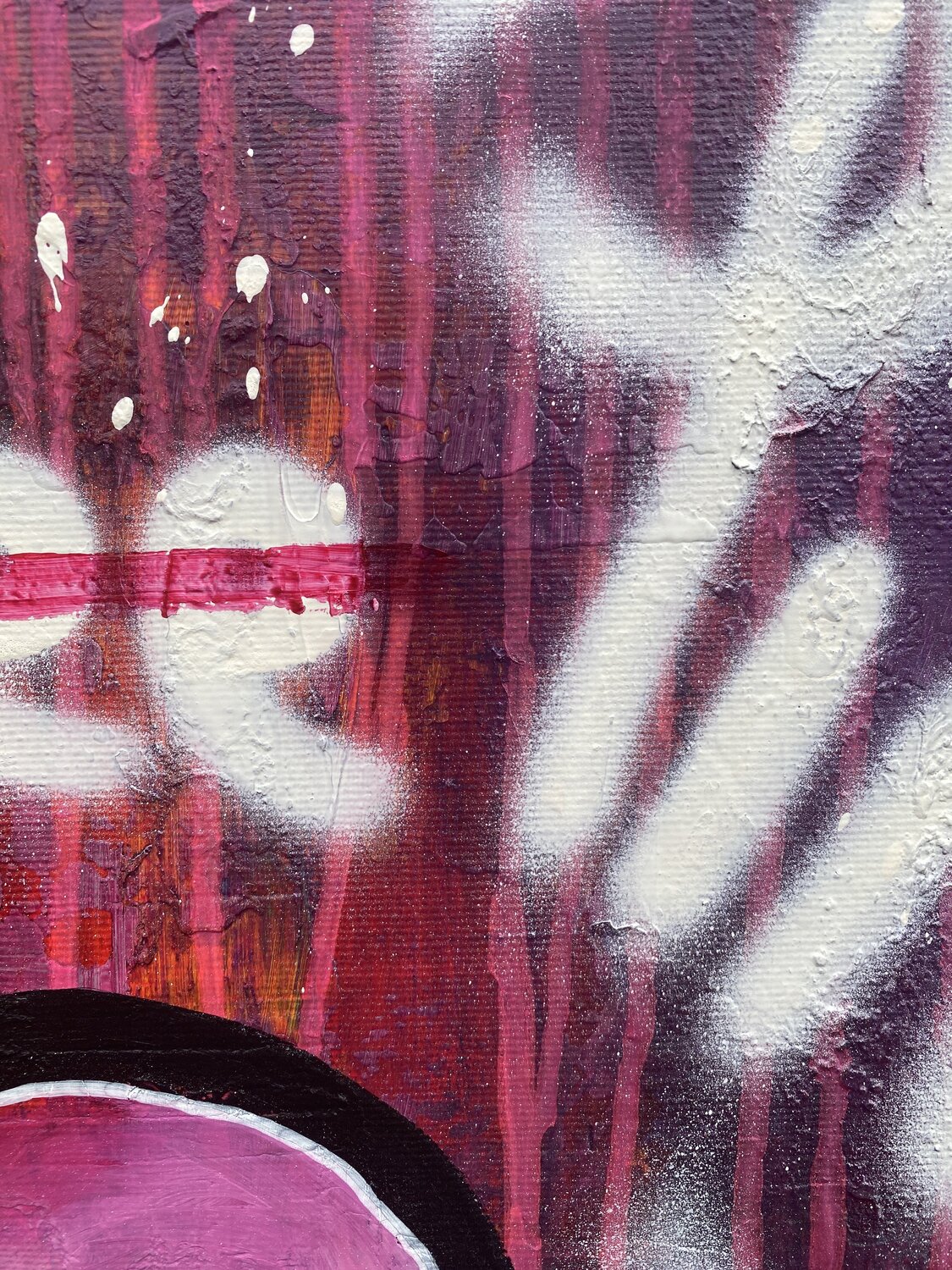 Feel Pink – Original, Detailansicht