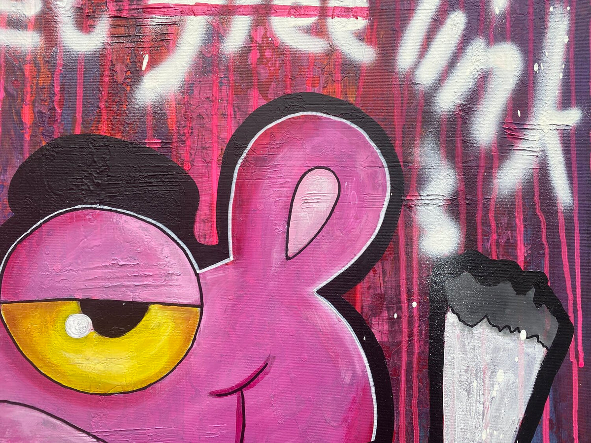 Feel Pink – Original, Detailansicht