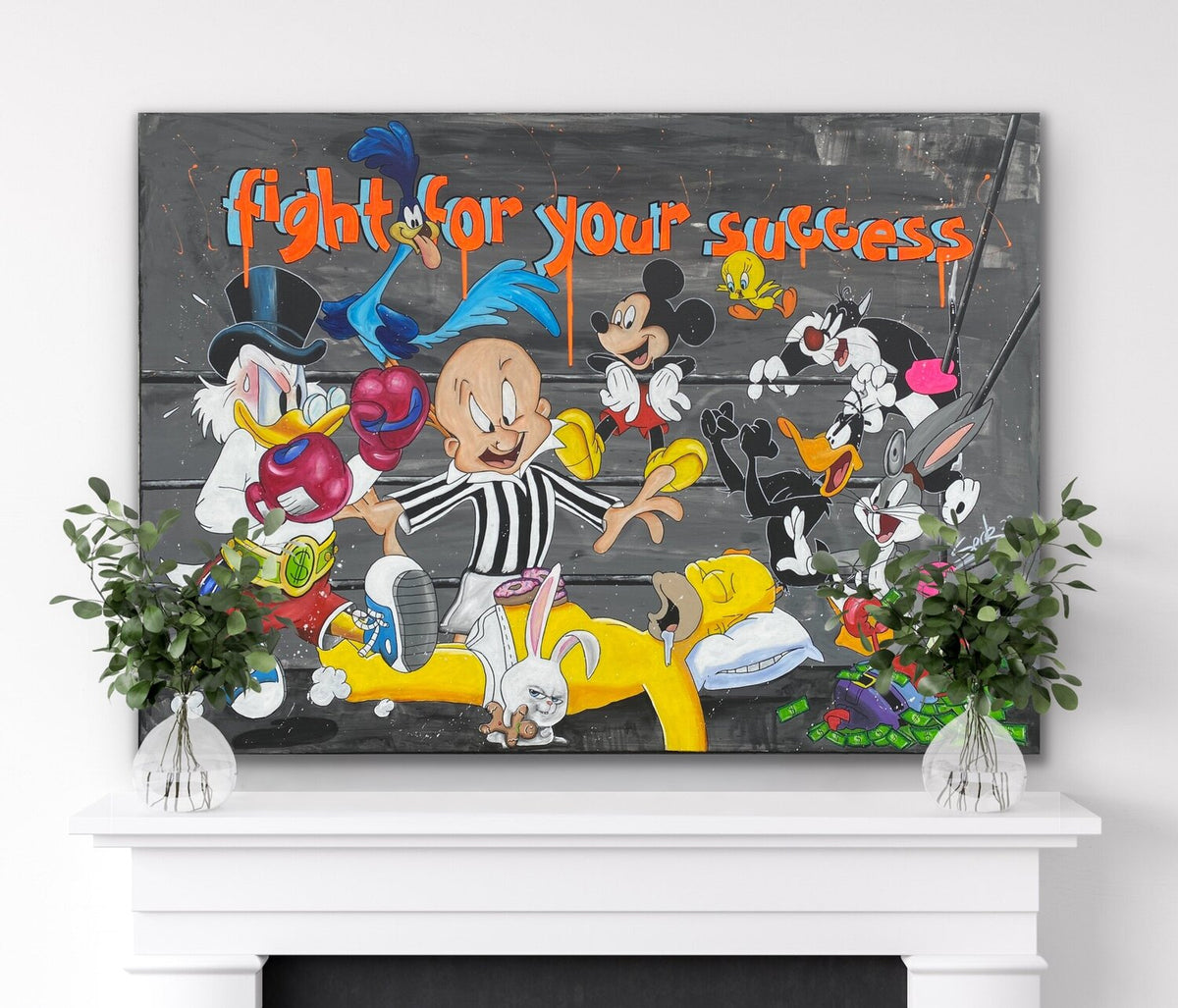 Fight for your success – Original, Detailansicht
