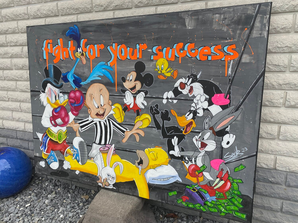 Fight for your success – Original, Detailansicht
