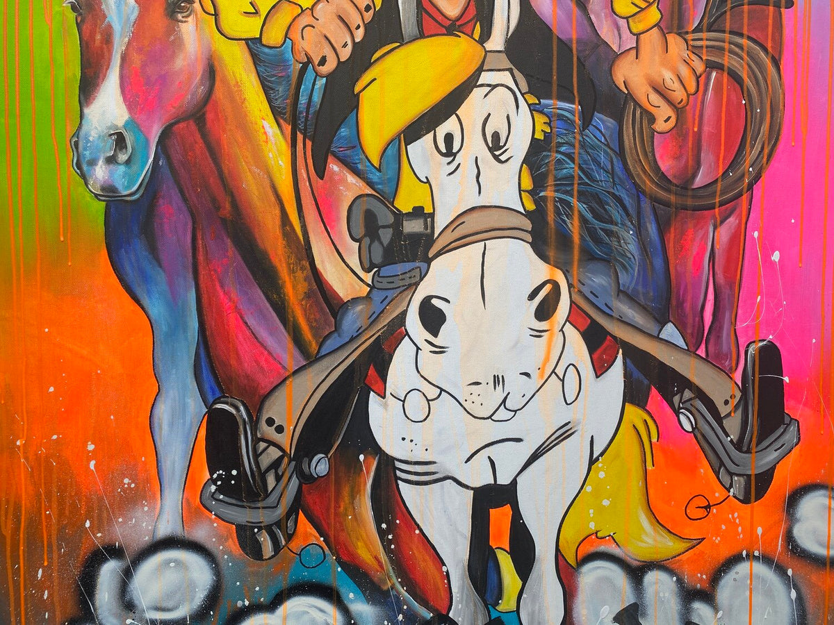 Wild and Lucky – Original, Detailansicht