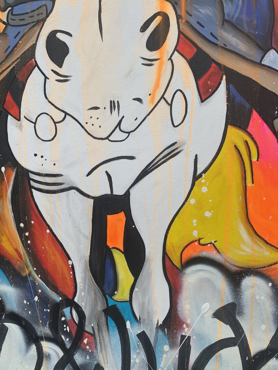 Wild and Lucky – Original, Detailansicht
