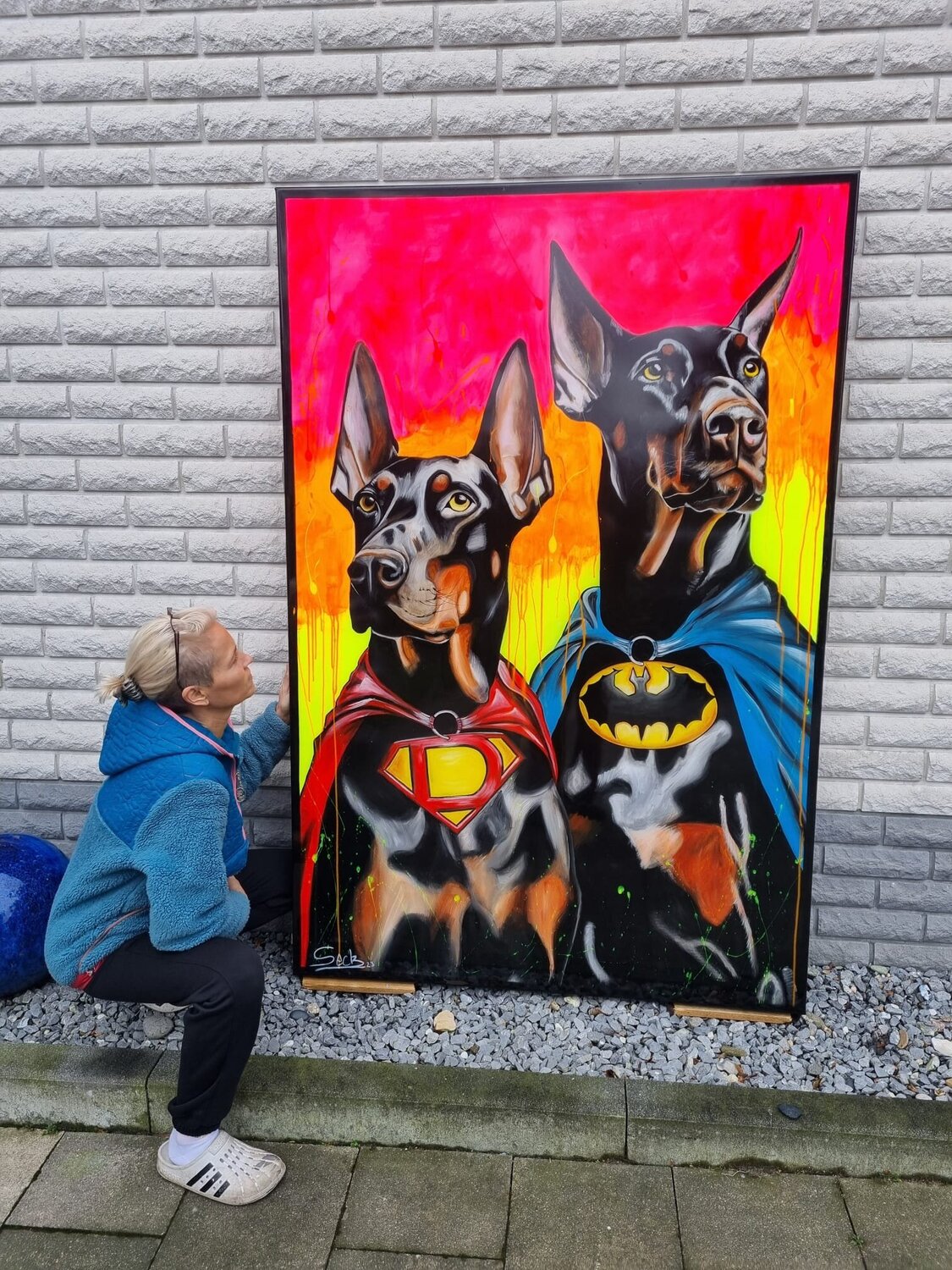 Hero Dogs – Original, Detailansicht