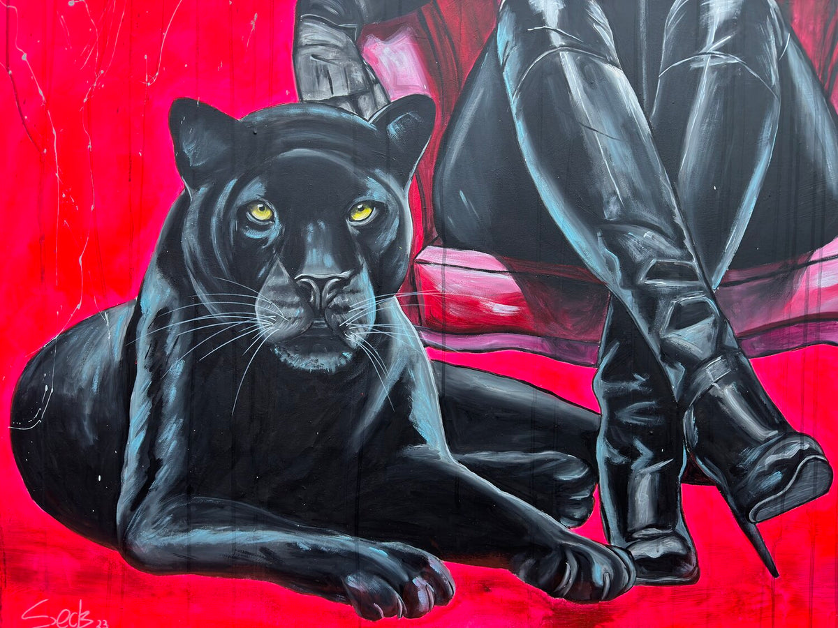 Cat Queen – Original, Detailansicht