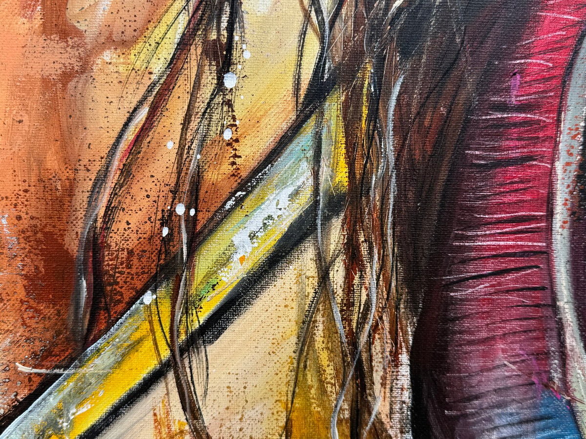 Warrior Inside – Original, Detailansicht