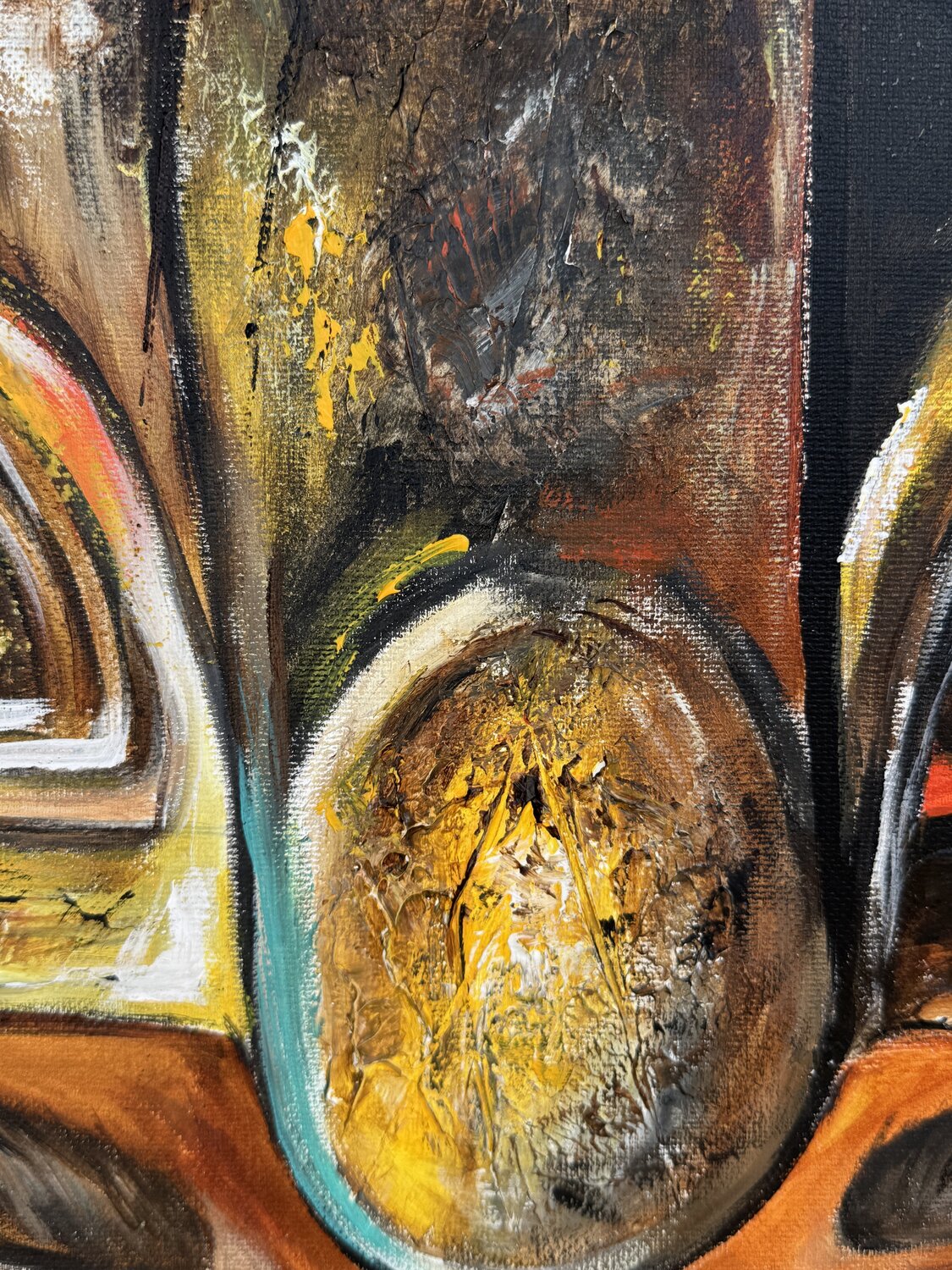 Warrior Inside – Original, Detailansicht