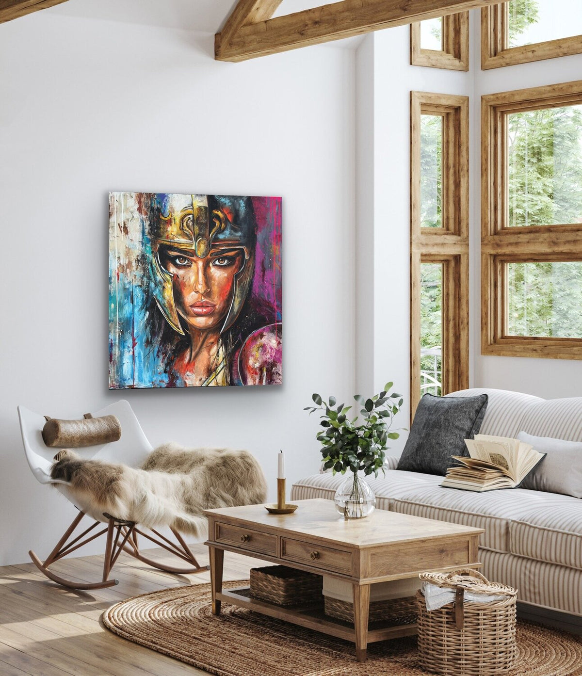 Warrior Inside – Original, Detailansicht