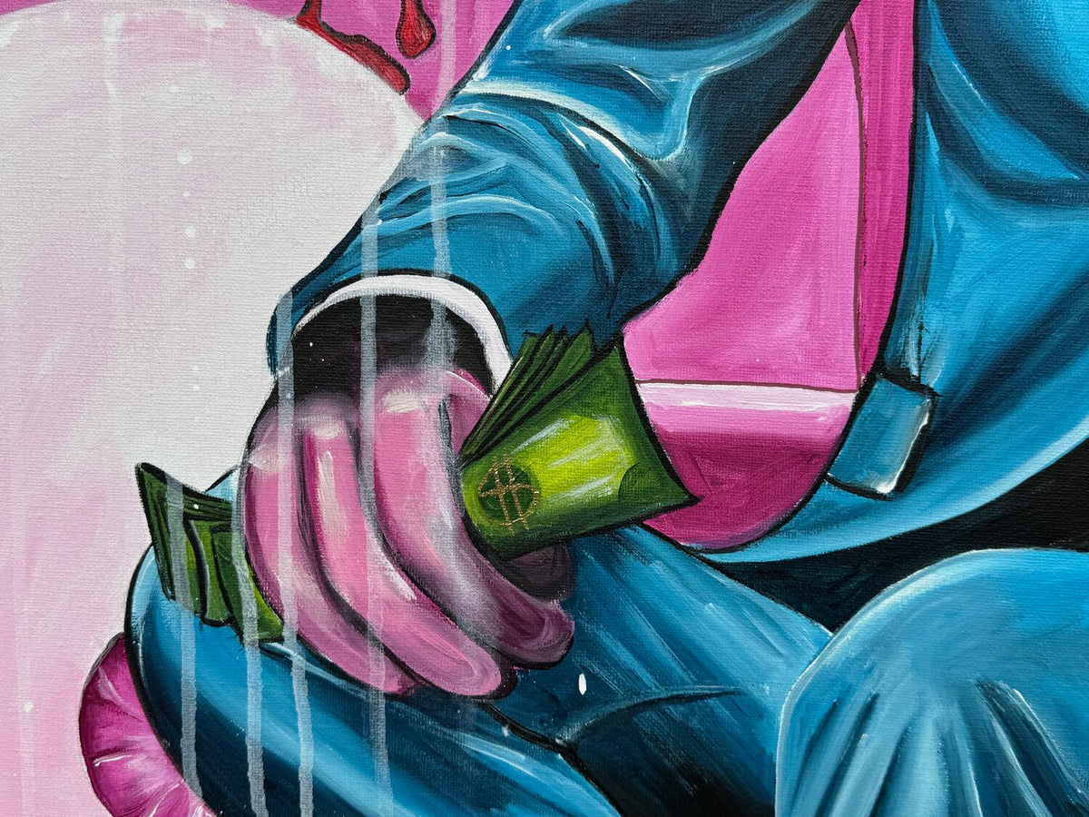 Paulchen first – Original, Detailansicht