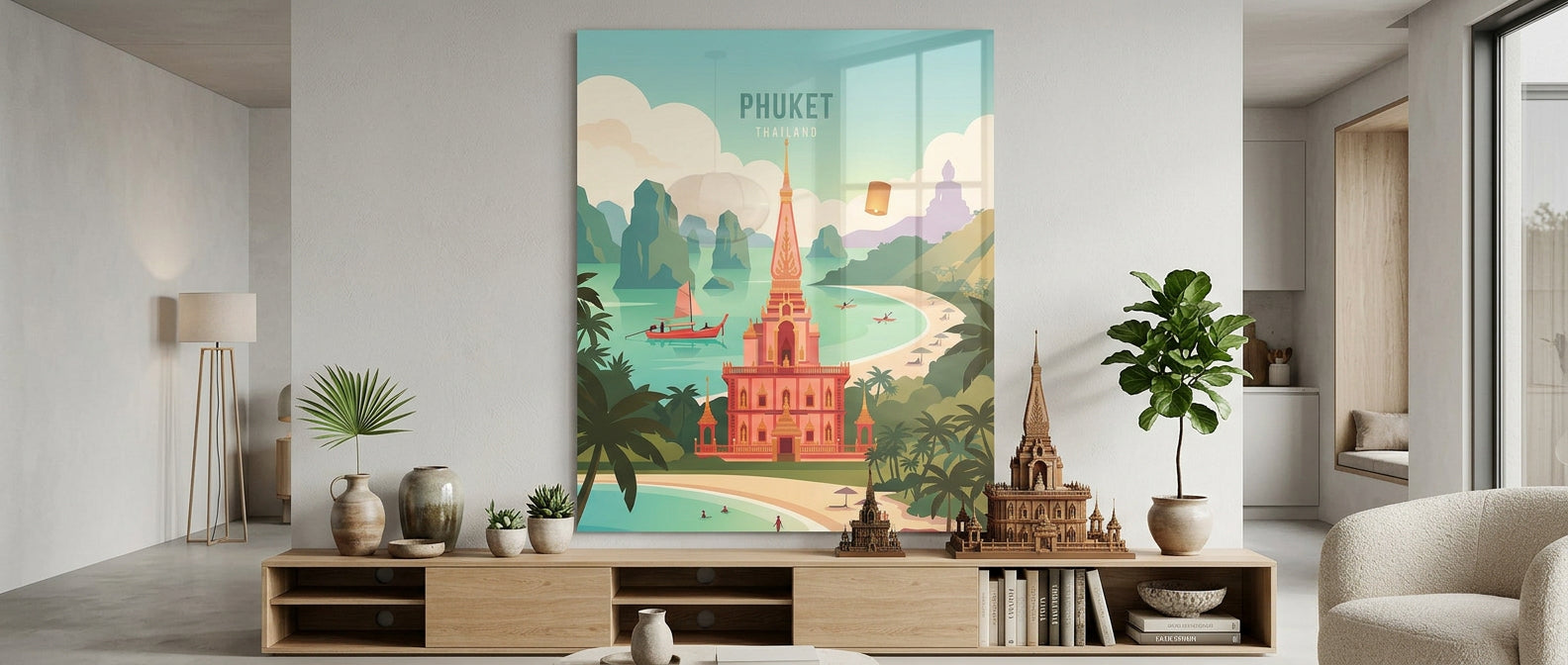 Phuket Acrylglasbild Banner