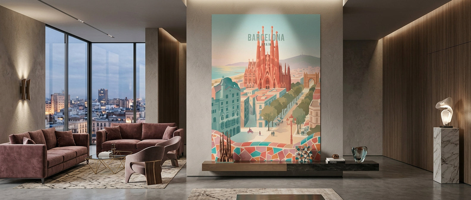 Barcelona Poster Website Banner