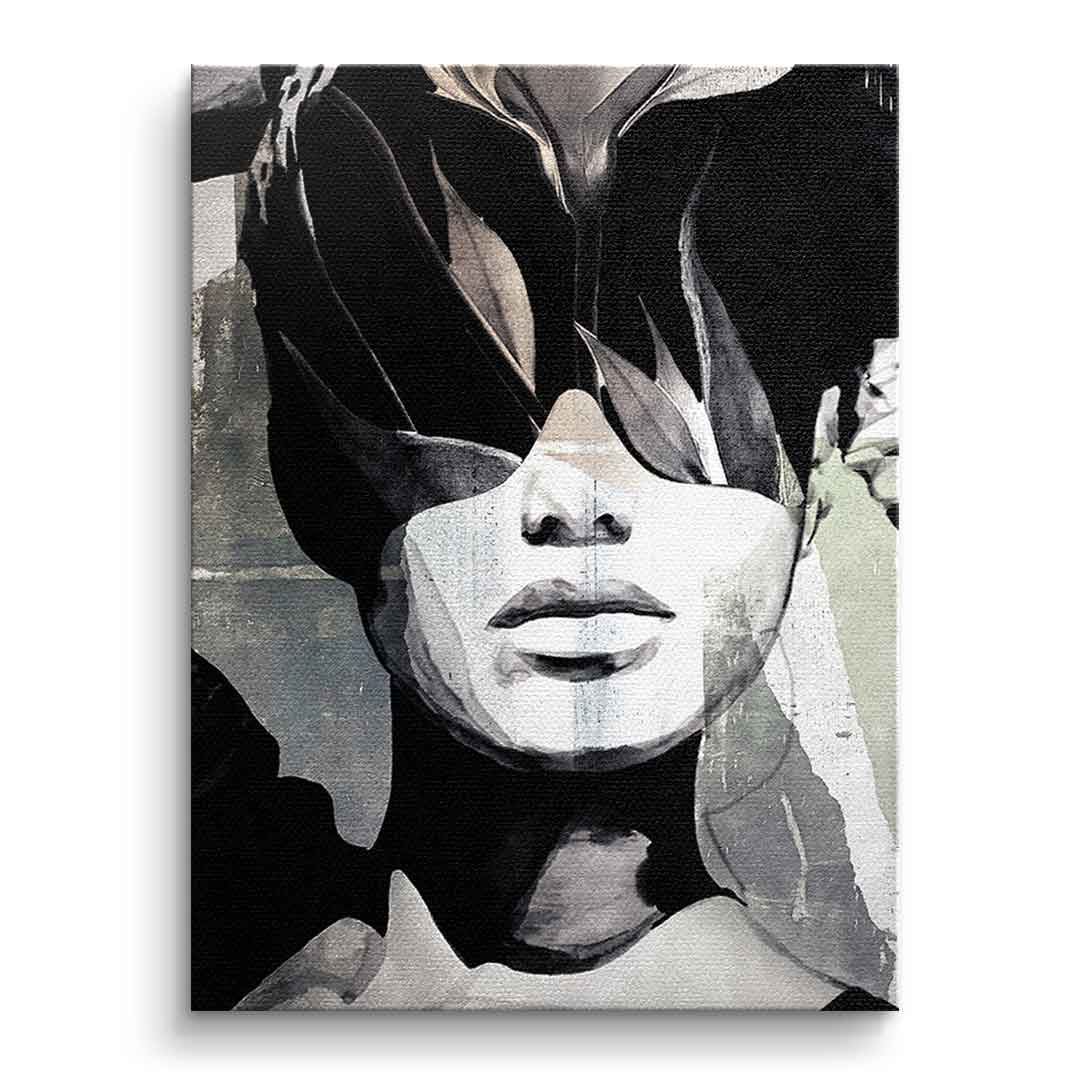 DOTCOMCANVAS® Abstract intergration Leinwandbild – Vorderansicht ohne Rahmen