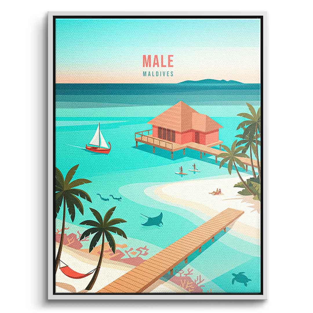Male Leinwandbild 3