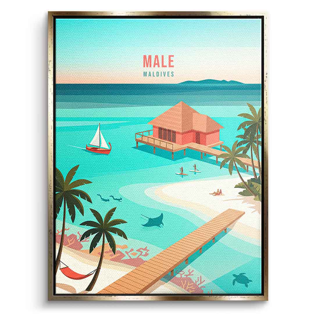 Male Leinwandbild 6