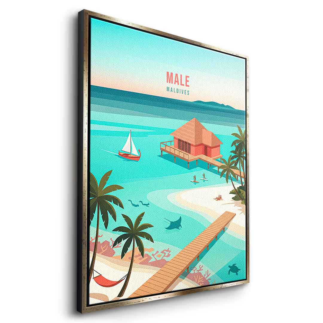 Male Leinwandbild 11