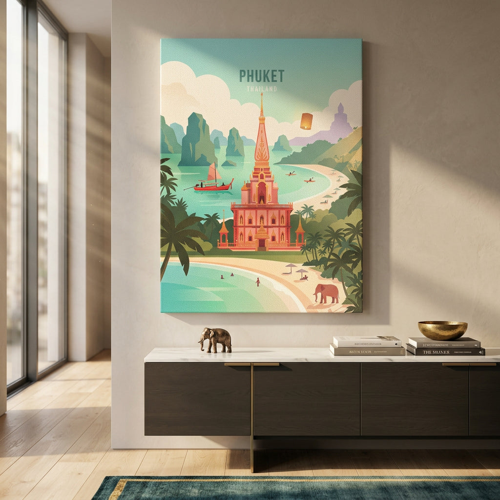 Phuket Leinwandbild Room
