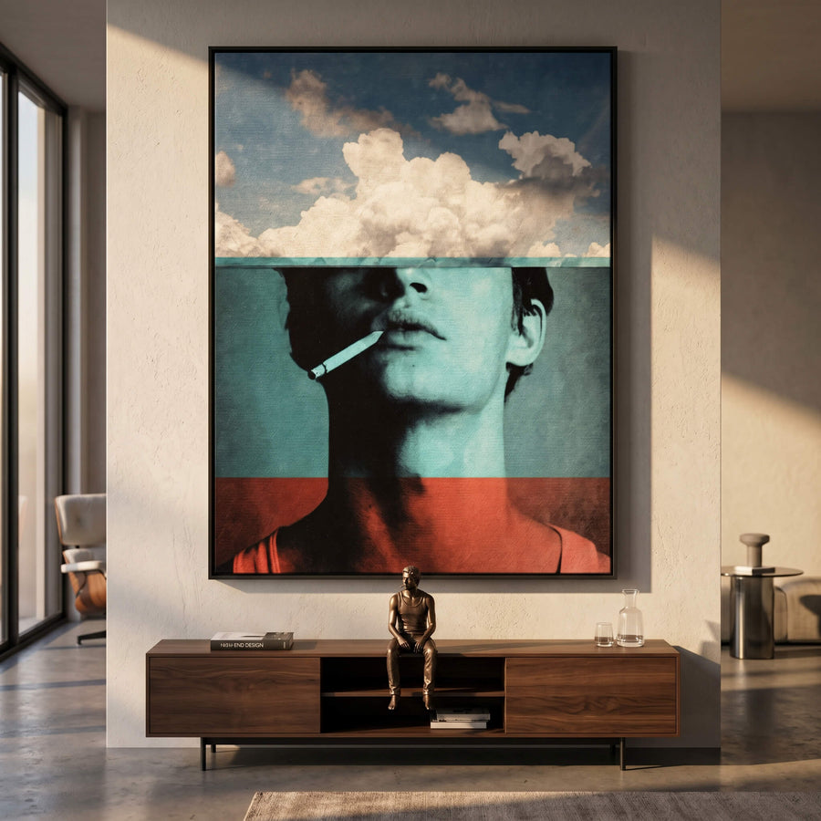 DOTCOMCANVAS® Four layers Leinwandbild – im Raum